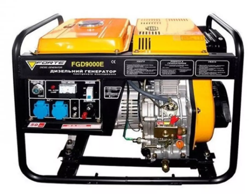 Електростанція дизельна (1 Ф) - FGD9000E (6.5кВт) (ФОРТЕ)